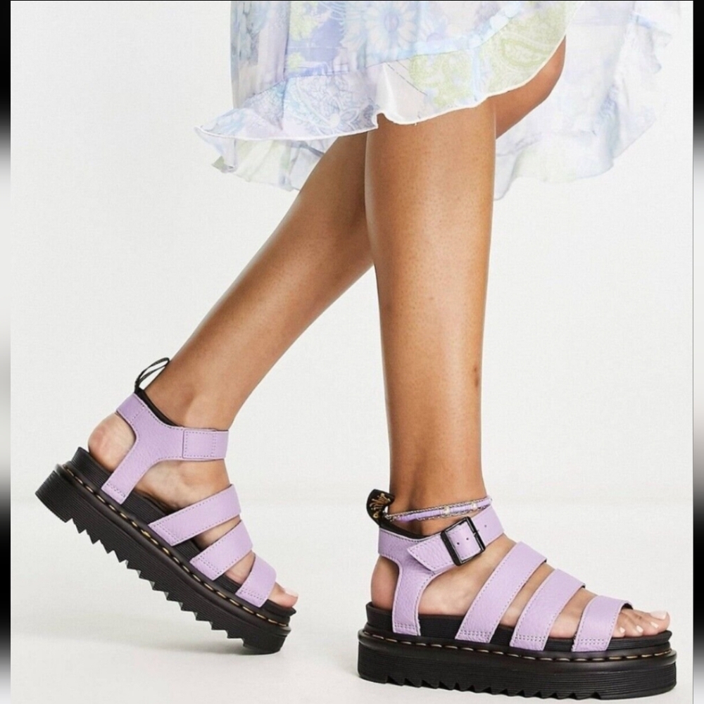 DR. MARTENS BLAIR LEATHER SANDALS